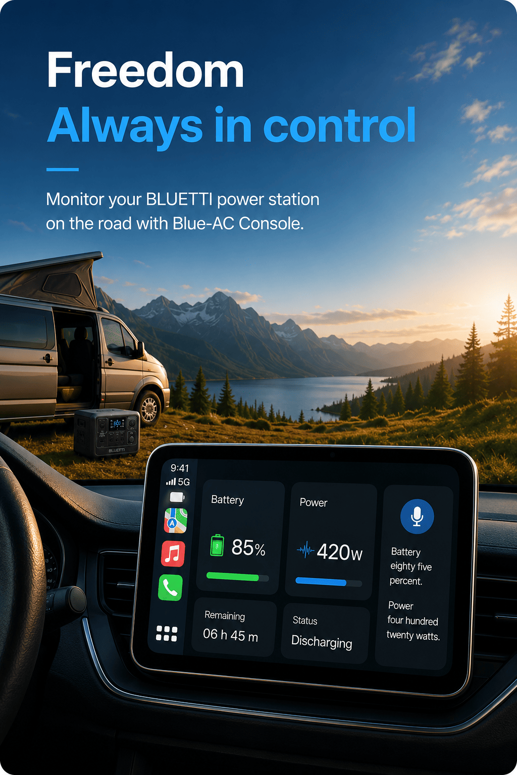 Blue-AC Console — Freedom Always in control